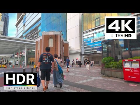 Tokyo walk 2024 - 4K Walking Tour at Yokohama Staion, Japan Street Walk｜4K HDR 60fps