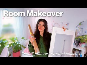 MINI ROOM MAKEOVER ⋆˙⟡ | new aesthetic room decor, pinterest inspired, diy collage grid