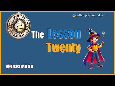 Industry Mastery Study Pack — Lesson 20: Code Example Demo | PythonPlayground.org | .club