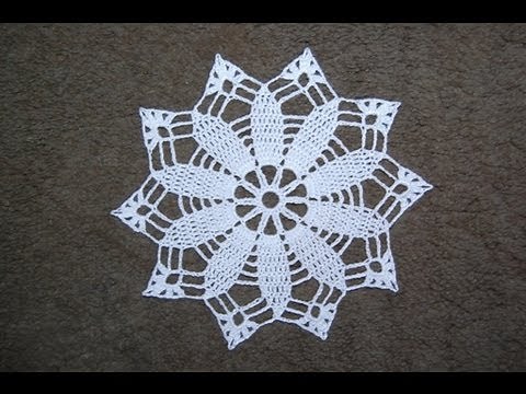 Mała serwetka na szydełku - robótki ręczne