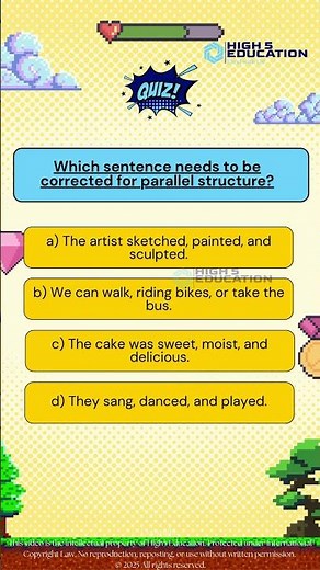 Corrected for parallel structure. "If your mind is sharp, this quiz is for you!"