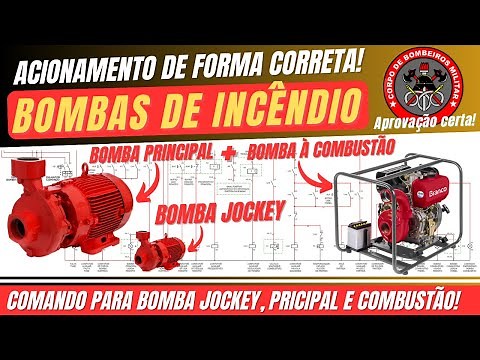 BOMBAS DE INCÊNDIO - Jockey, Elétrica (Principal) e Combustão (Reserva) #AULA 07