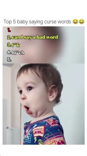op 5 Babies Saying Curse Words! 😂💀 #shortsfeed
