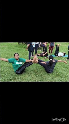 Two person Yoga Poses | Fun Partner Yoga Poses To Try _Yoga Society #yogapose #virlashort