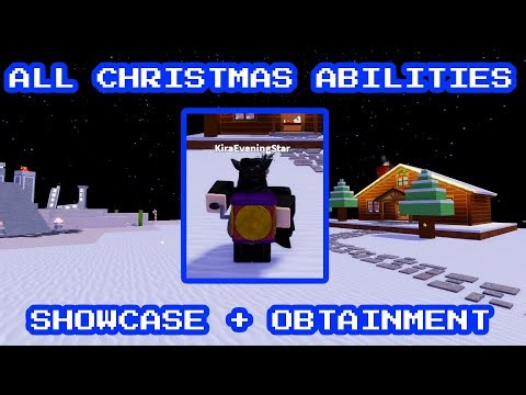 KRAMPUS ABILITY? ABILITY WARS CHRISTMAS UPDATE SHOWCASE AND OBTAINMENT!