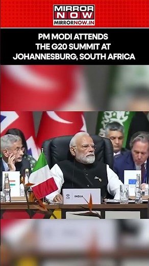 G20 Summit: PM Modi Attends The Summit In South Africa, Address The Member Countries, Watch