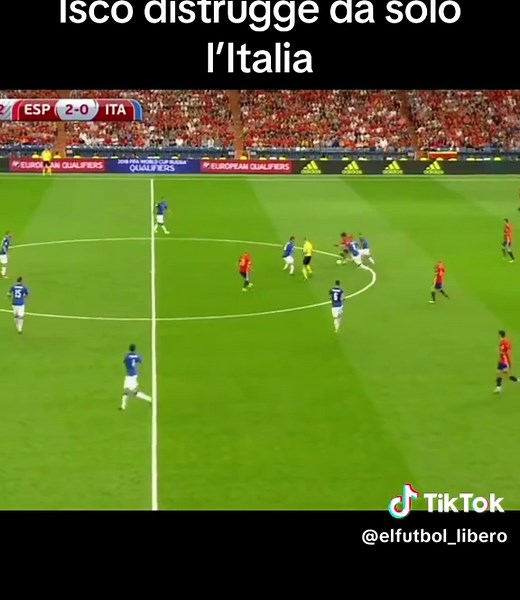 Isco distrugge l'Italia con un gol spettacolare