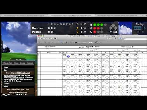Scorekeeping Part 3 of 4: Keeping Pitch Count
