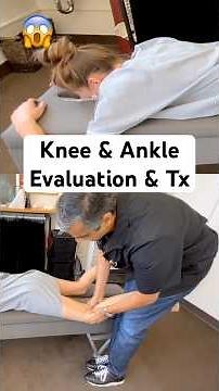 Nurse’s Knee Pain Relieved | Gonstead Chiropractic Evaluation & Adjustment by Dr. Rahim #shorts