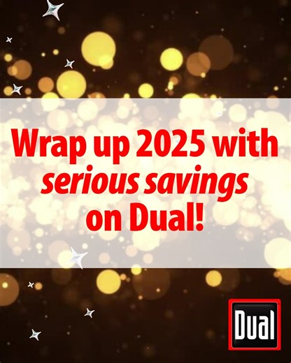 Big screens, smart connectivity, and everyday value— Shop select Dual receivers on promo and start the new year with an upgrade! ✨ #DualDeals #Holiday #Savings | Dual Electronics Corporation