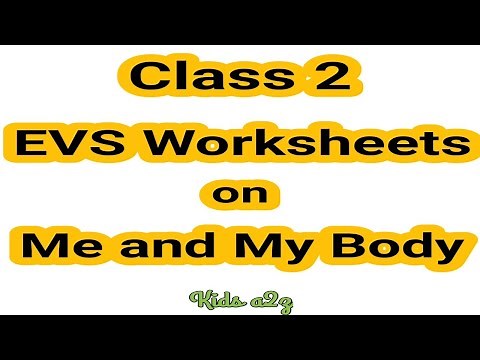 Class 2 EVS Worksheets on Me and My Body | Grade 2 EVS | 2nd Grade Worksheets | Kids a2z