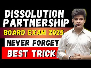 Dissolution of partnership firm class 12 one shot | BEST TRICK EVER | Journal Entries
