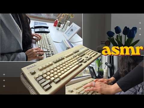 Satisfying Mechanical Keyboard Typing⌨️Relaxing ASMR for Stress Relief (No Talking)