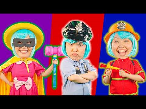 PoliceGirl, FireGirl and Doctor Song | Lights Kids Song