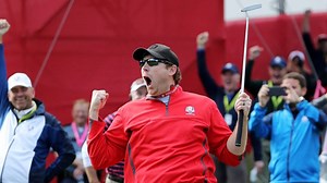 ‘Wild!’ Heckling golfer sinks Ryder Cup practice putt | CNN