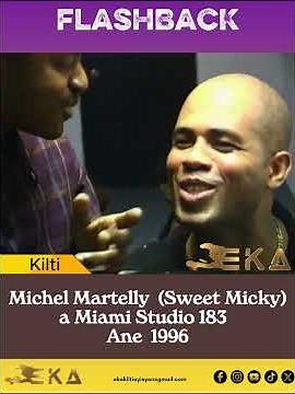Michel Martelly (Sweet Micky)a Miami Studio 183 Ane 1996