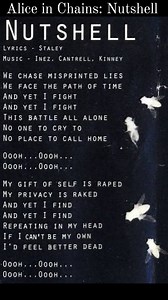 #Nutshell by #AliceinChains | Alice in Chains only with Layne Staley