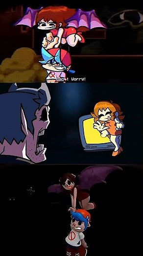 FNF GF saving BF (NecroDancer VS PIGGY) - MARIO MADNESS V2 #shortsviral #necrodancer #piggy