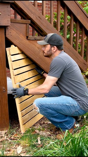 115K views · 231 reactions | How I used trash to enclose under my deck (looks great!) #diy #deck #storage #outdoor #fixthisbuildthat #fixerupper | Fix This Build That | Facebook