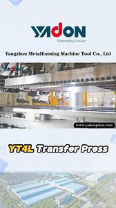 YT4L Transfer press made by Yadon #press #pressline #stampingline #yadon | Yadon