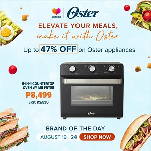 OSTER Brand of the Day is HERE  Celebrate with up to 47% OFF on the best kitchen appliances to elevate your meals! Fast, easy and yummy. That's how it is when you make it with OSTER! SHOP NOW - https://bit.ly/OsterLazadaBrandoftheDay | Oster | Facebook