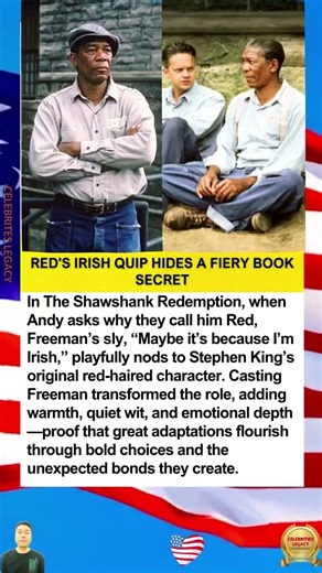 Red's Irish Quip Hides a Fiery Book Secret
