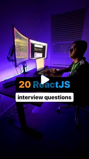 EduRise - Learn to Code FREE on Instagram: "💾 Save this reel first 📤 Share with friends 💖 Follow @reactjs1 Here are the list of questions: 1 What is React? 2 What are the major features of React? 3 What is JSX? 4 What is the difference between Element and Component? 5 How to create components in React? 6 When to use a Class Component over a Function Component? 7 What are Pure Components? 8 What is state in React? 9 What are props in React? 10 What is the difference between state and props? 11