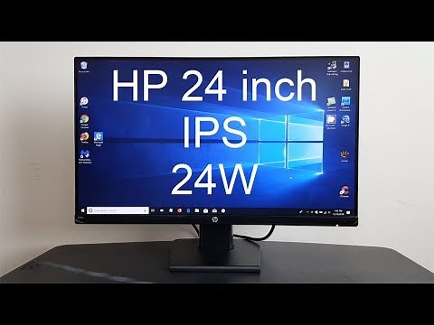 HP Monitor 24 inch Review - Hp Monitor 24w Review IPS Display - Monitor for Gaming?