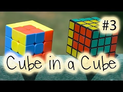 3x3 & 4x4 Rubik's Cube: Design Series #3 [Cube in a Cube]