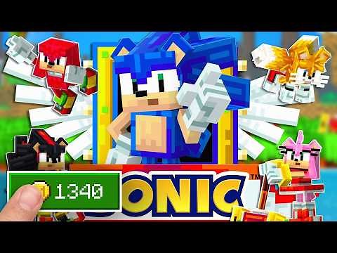 Minecraft: SONIC THE HEDGEHOG! (Bedrock DLC Mashup Pack!)