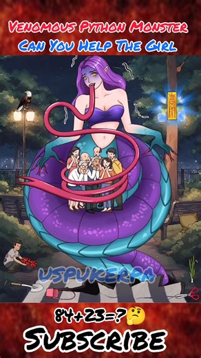 😱 Venomous Python Monster…Can you help the girl #games #gameplay #funny