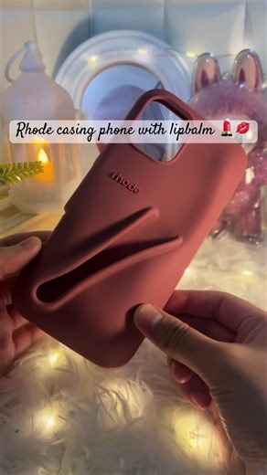 Casing phone   lipbalm 😍 best combo 💋 . #rhode #lipbalm #casingphone #rhodephonecase #saltytan #rhodeskin #rhodeliptreatment #fyp #fypage