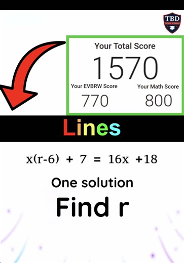 Follow and comment “1600” to get access to our free membership with the best resources for the SAT studying, including all of the past SAT question topics that could show up again, hard English and math practice that actually matches the exam difficulty, and over an hour of free lessons! This question showed up in the March SAT and it is a Must-Know question for the May SAT SAT. Can you solve it? March SAT explanations. May SAT predictions. SAT tutor. SAT prep tutor.#satmath #satprep #sattest #s