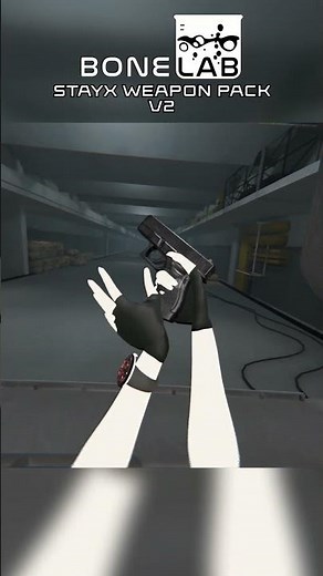 Bonelab Weapon Mod Showcase #shorts - Glock 27 (Stayx Weapon Pack V2)