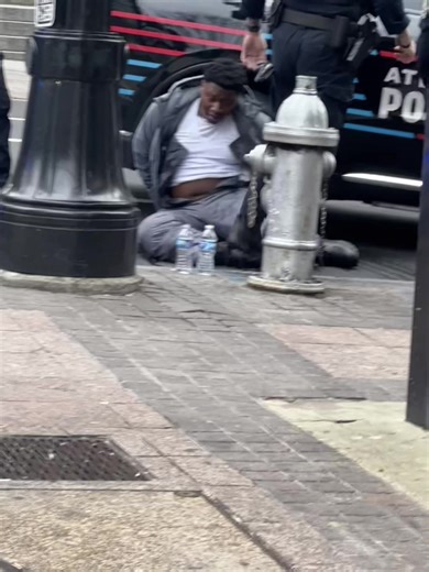 Walked outside to this… #atlanta #apd #atlantapolice #fyp #downtownatlanta