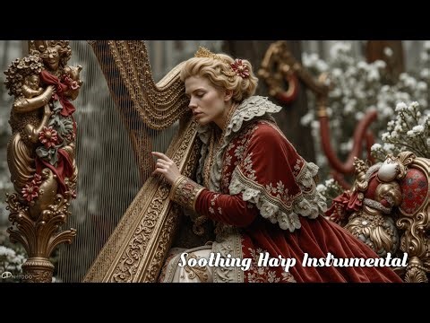 Harp Christmas Melodies | Peaceful Winter Instrumental & Dreamy Sleep Music