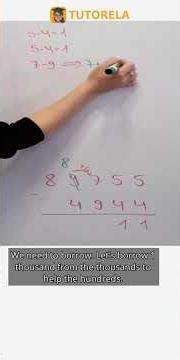 Mastering Subtraction: 89755 Minus 4944 Explained #Math #ArithmeticOperations #VerticalSubtraction