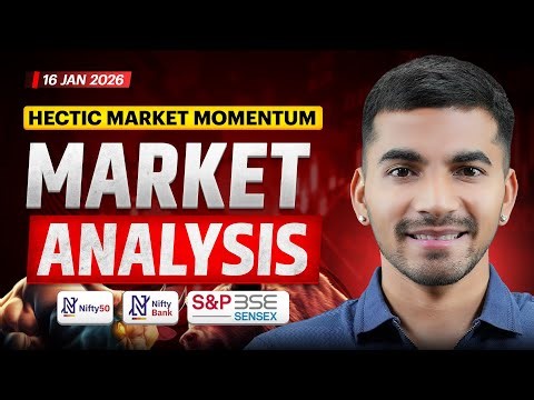 16 Jan Market Analysis | Nifty & Bank Nifty Prediction | Best Friday Trading Setup