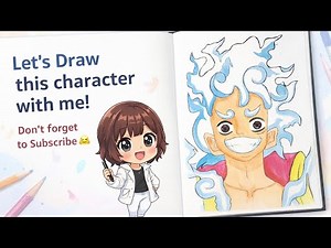 Step by Step Anime Drawing | Luffy Inspired Art | one piece #luffy