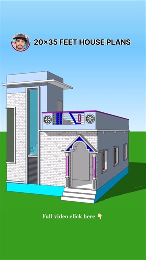 20x35 house plans 3d 🏡#thehouseexpert #erarman #homedesign