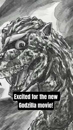 Have YOU seen the new teaser for Godzilla Minus Zero?? | #art #fanart #shorts #godzilla