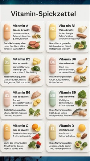 ✨ Your ultimate Vitamin Cheat Sheet is here! 凌 This bright and...