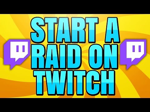 How to Raid a Channel on Twitch