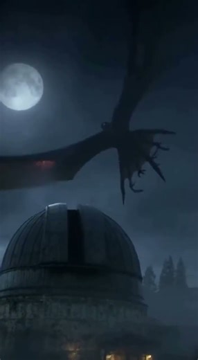 Huge Winged Shape Flies Over Observatory — Drone Captures Everything