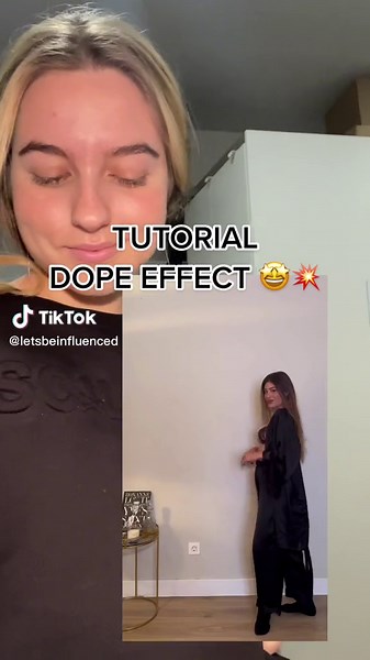 TUTORIAL DOPE EFFECT✨🤩 #tutorial #dope #creative #letsbeinfluenced