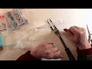 Diy how to make a bow using a fork