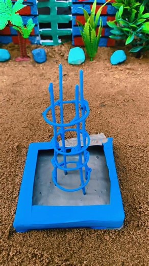 Amazing 😱 Coloum Construction video || Mini Mixer Machine Video || #shorts #ytshorts #shortsfeed