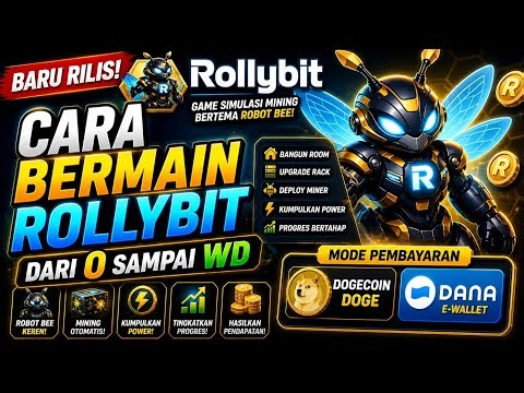 MASIH BARU DAN GRATIS ! TUTORIAL MAIN ROLLYBIT SIMULATOR MINING GRATIS, MIRIP ROLLERCOIN