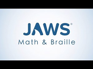 JAWS Math and Braille: Teaching Resources