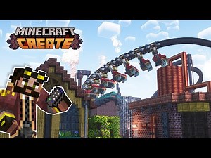 I built a Quartz Factory in my Create Mod world!